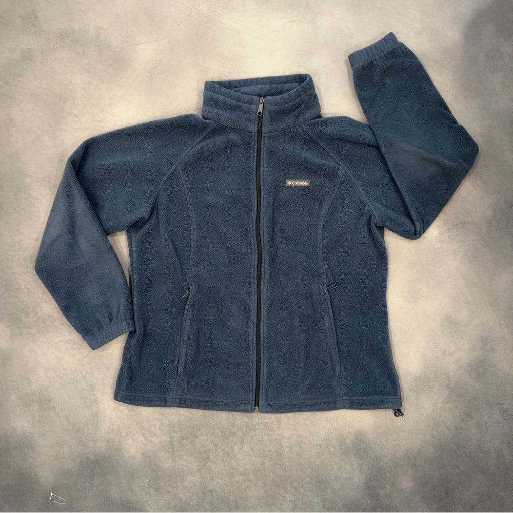 Columbia Fleece Jacket • size 1X • blue